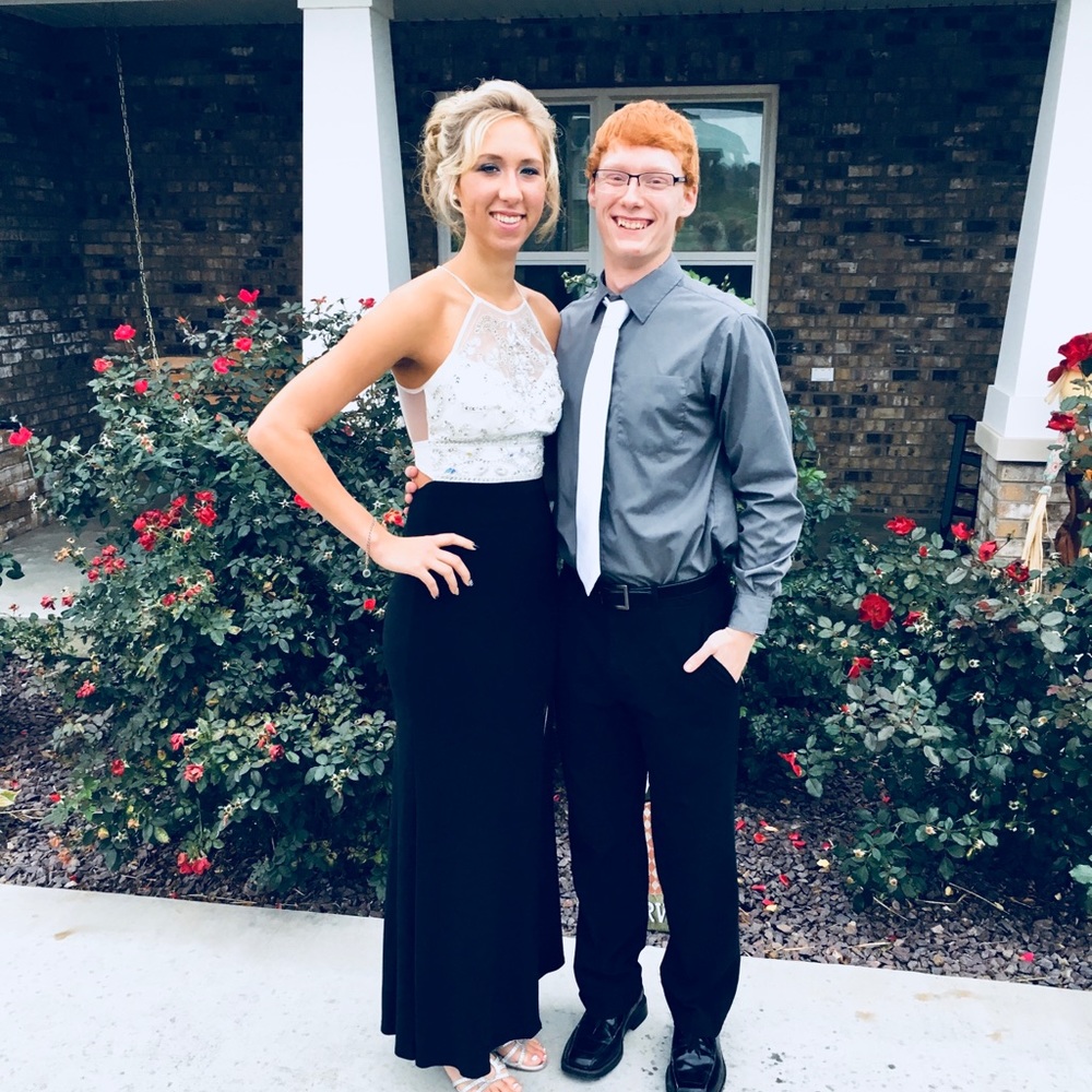 Sexy slim black dress
